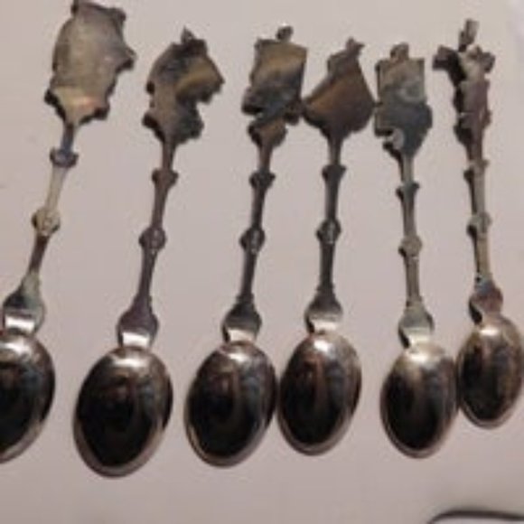 PLEET HOLLAND SILVER PLATED DUTCH SPOONS SET VINTAGE - Picture 7 of 8